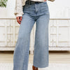 Day Maker By Anniewear - High Rise Wide Leg Jeans - Light Washed