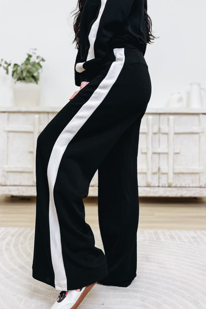 Effortlessly Iconic Pants Set - Black