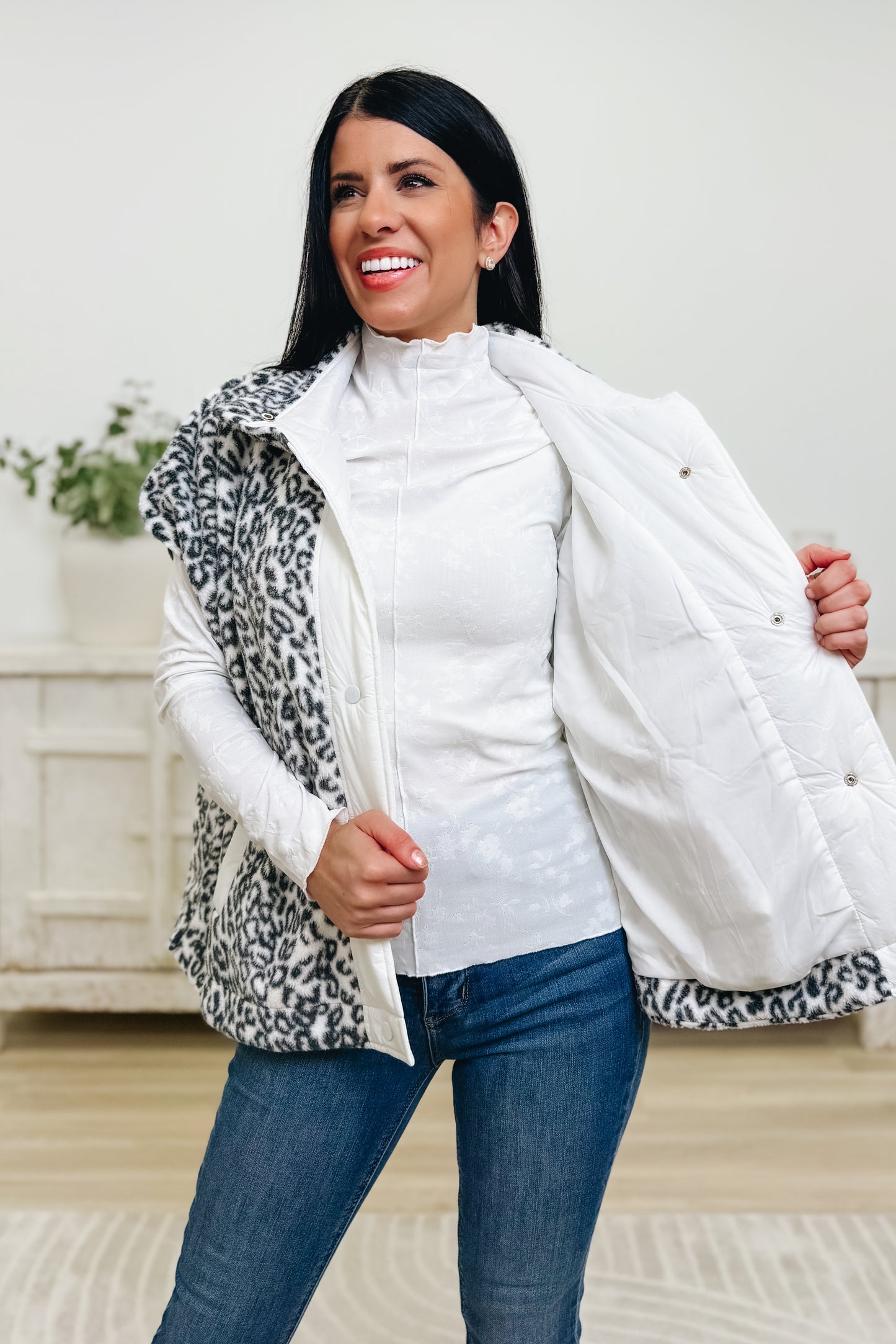 Leopard Luxe Vest - 2 Colors!