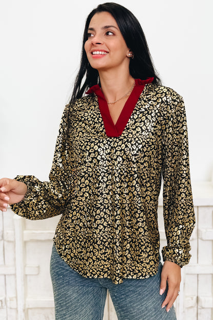 Animal Spirit In The Sky Leopard Top