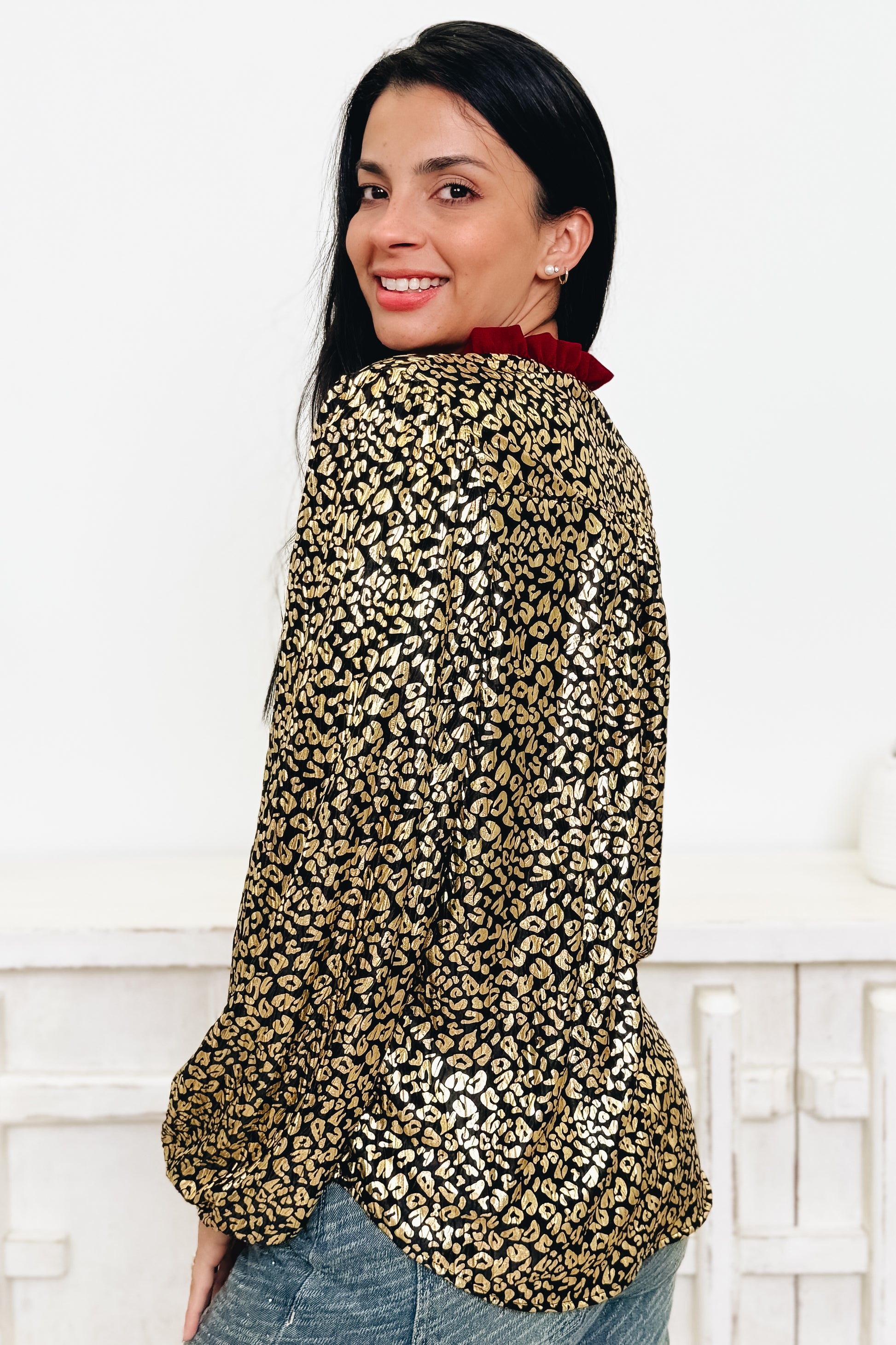 Animal Spirit In The Sky Leopard Top