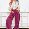 Low Key Greatness Pants - Plum