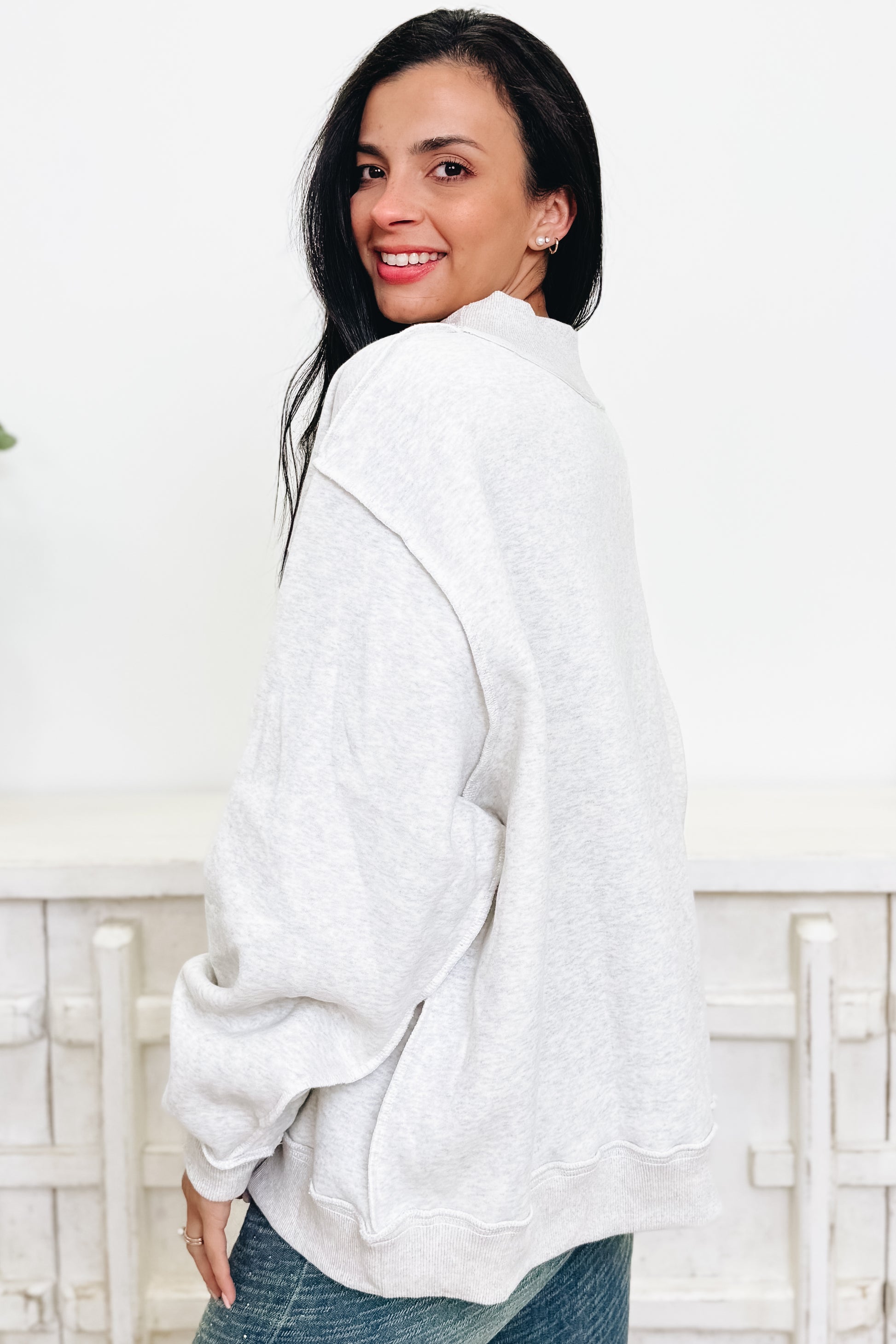 Jesus & God Is Good Reversible Sweatshirt