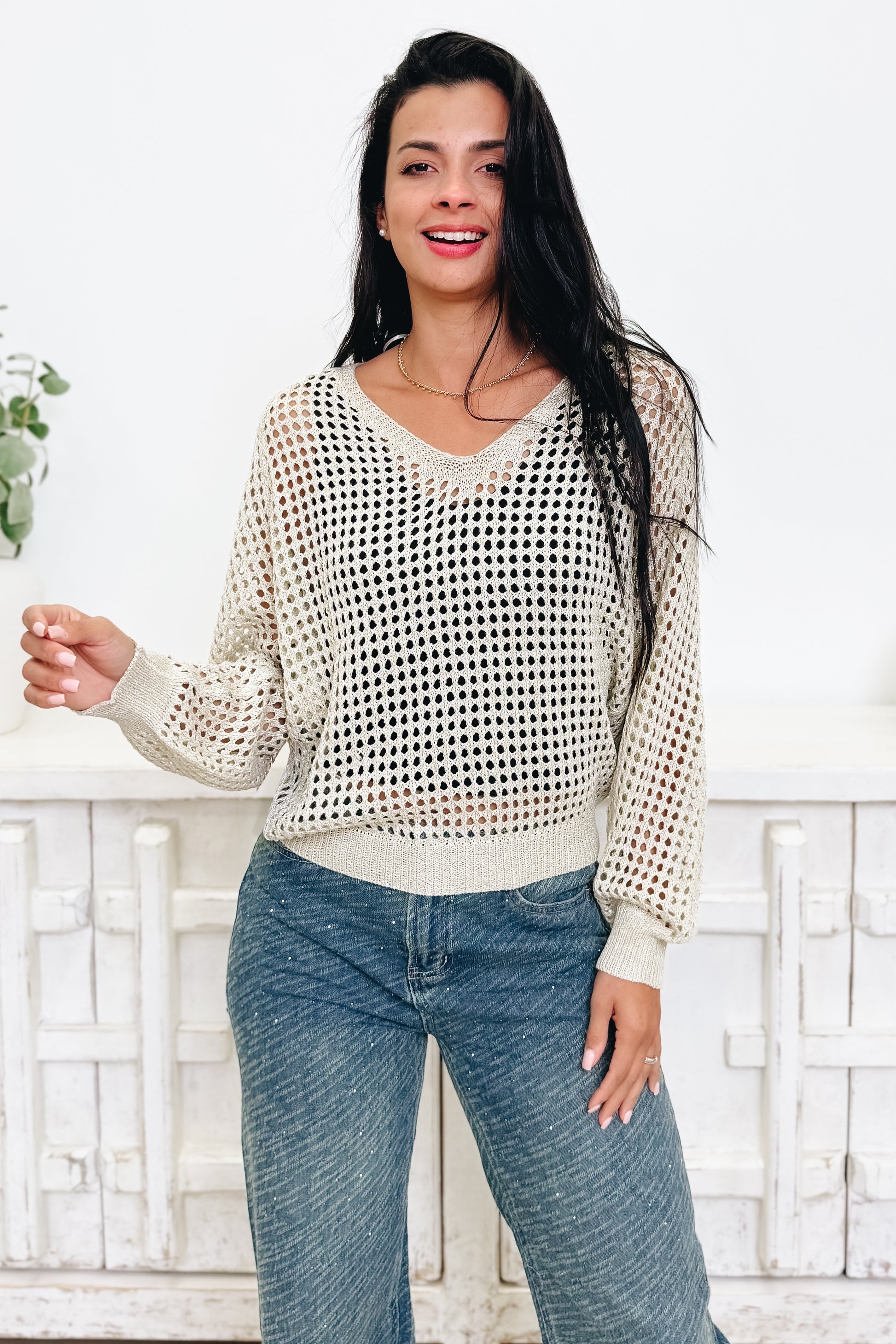 Add Your Shine Sweater - 2 Colors!