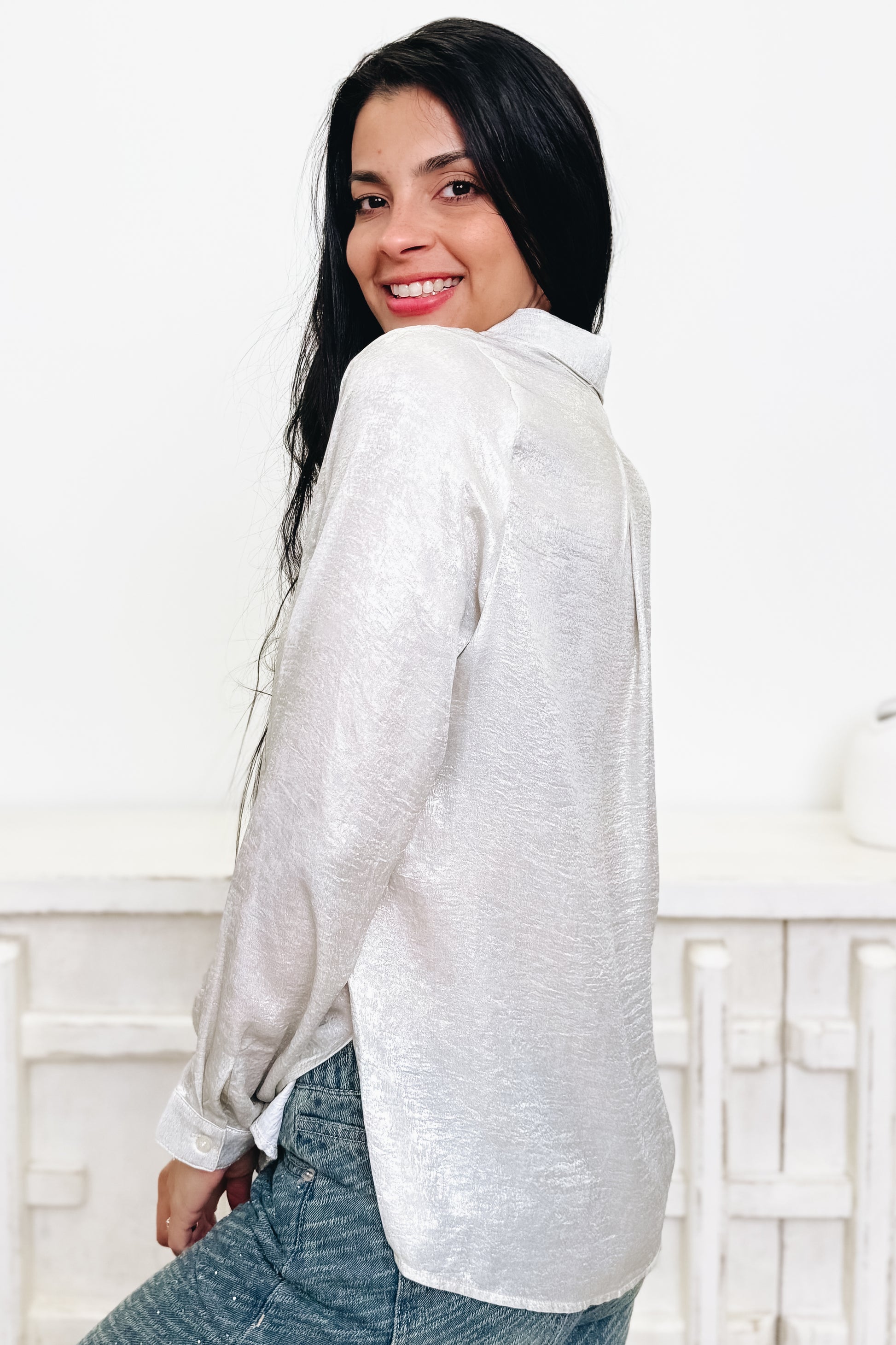 Effortlessly Chic Button Down Top