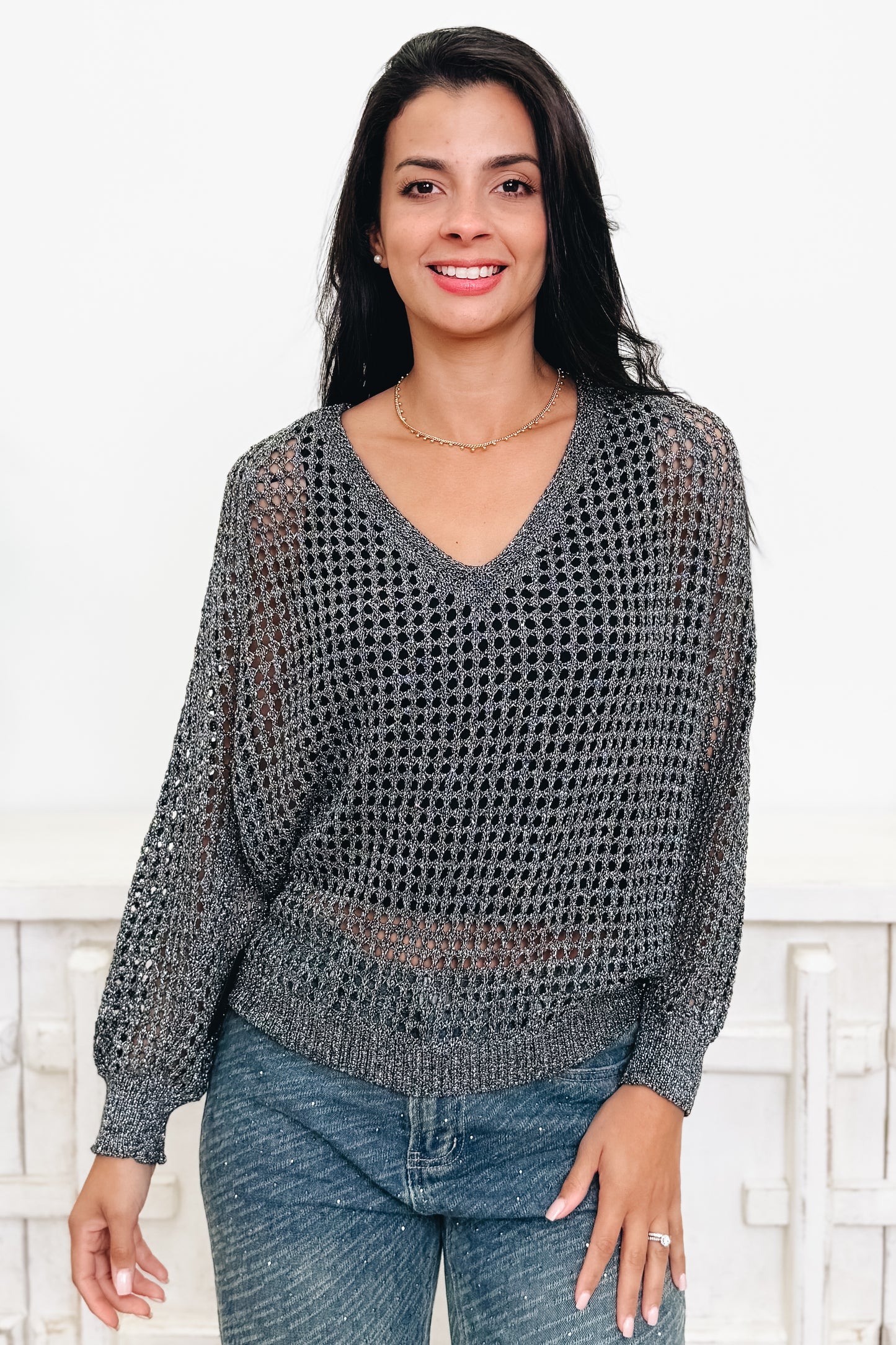 Add Your Shine Sweater - 2 Colors!