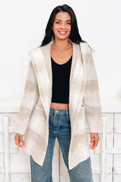 Stay Awhile Sweater Hooded Coatigan