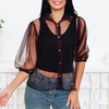 Dotty Parton Button Down Top - 2 Colors!