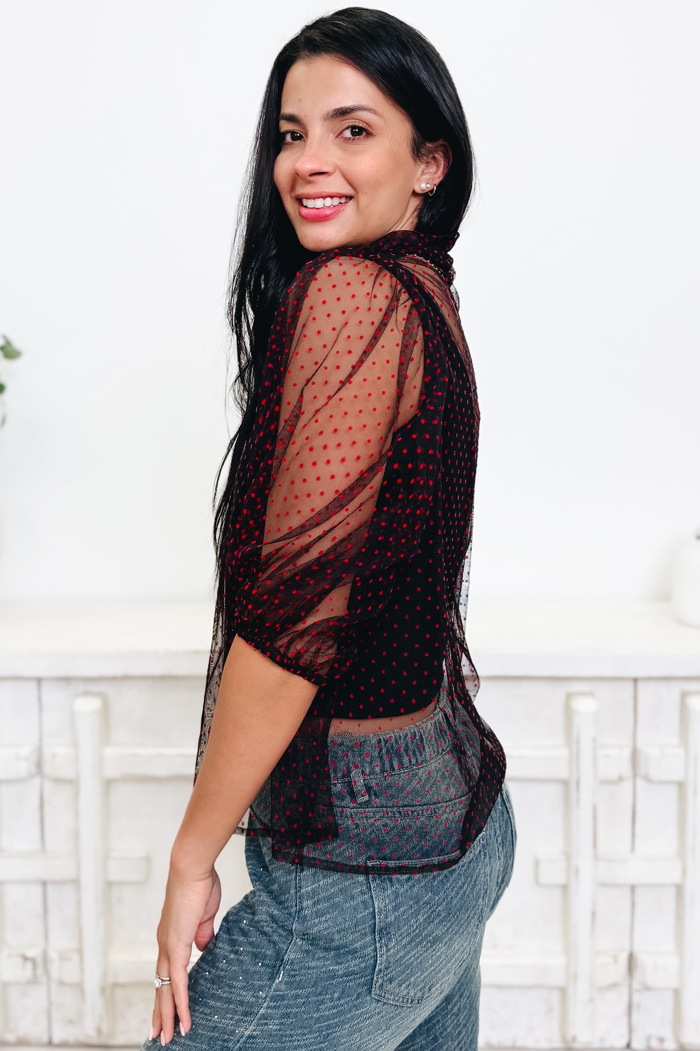 Dotty Parton Button Down Top - 2 Colors!