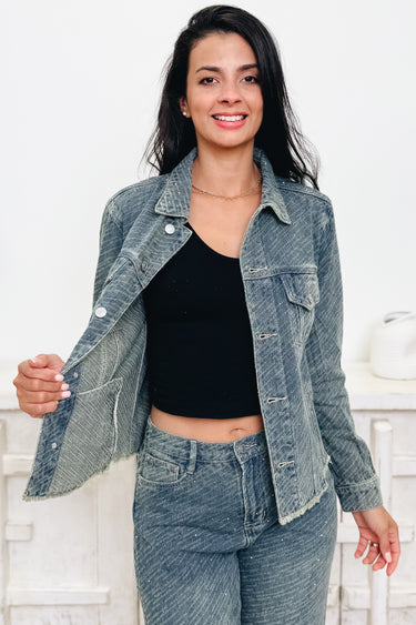 Born To Shine Embellished Vintage Jacket
