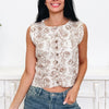 Down Home Floral Sweater Vest