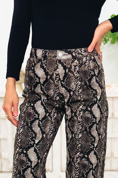 Wild Strike Barrel Pants - Snake