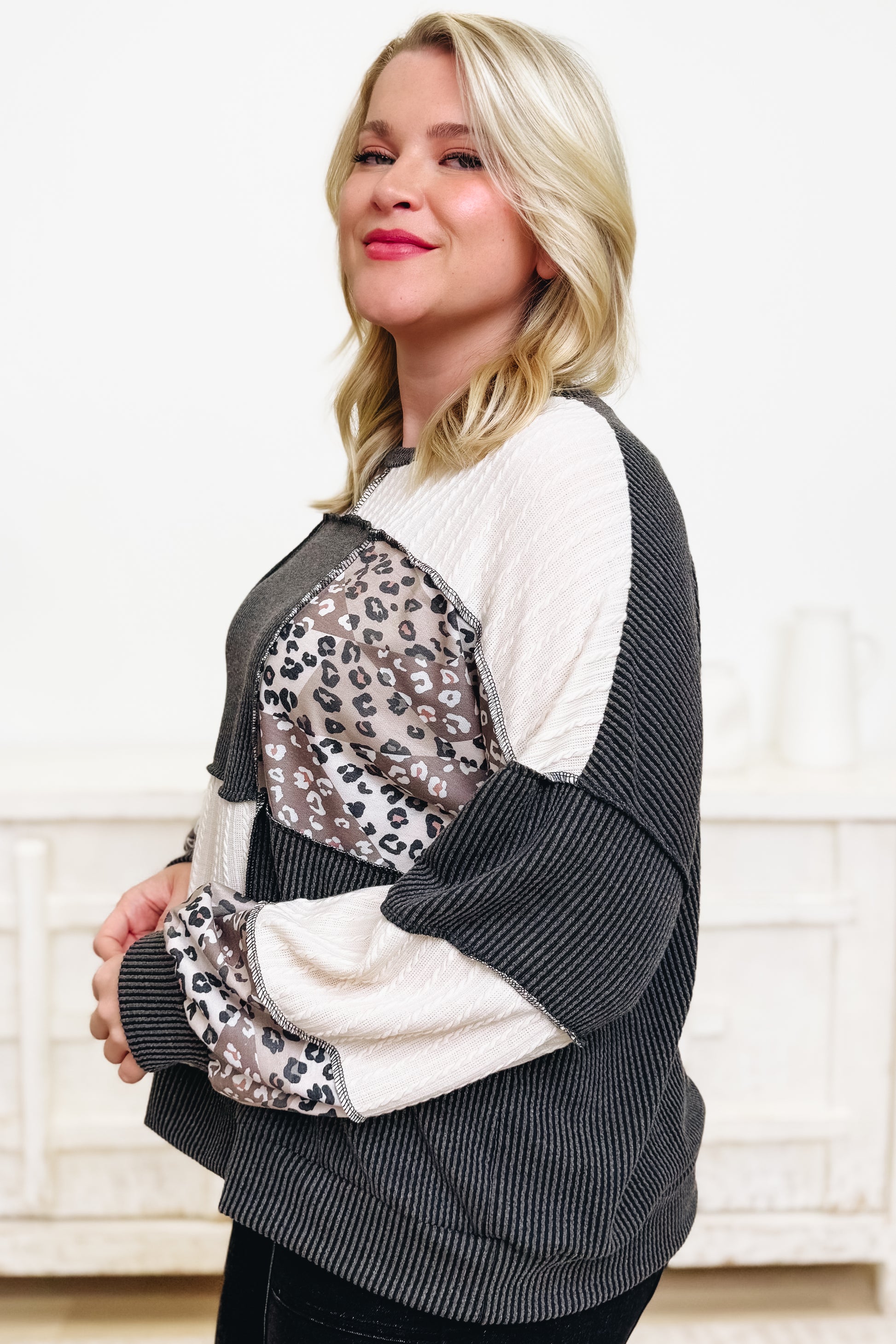 Wild About You Leopard Pullover - 2 Colors!