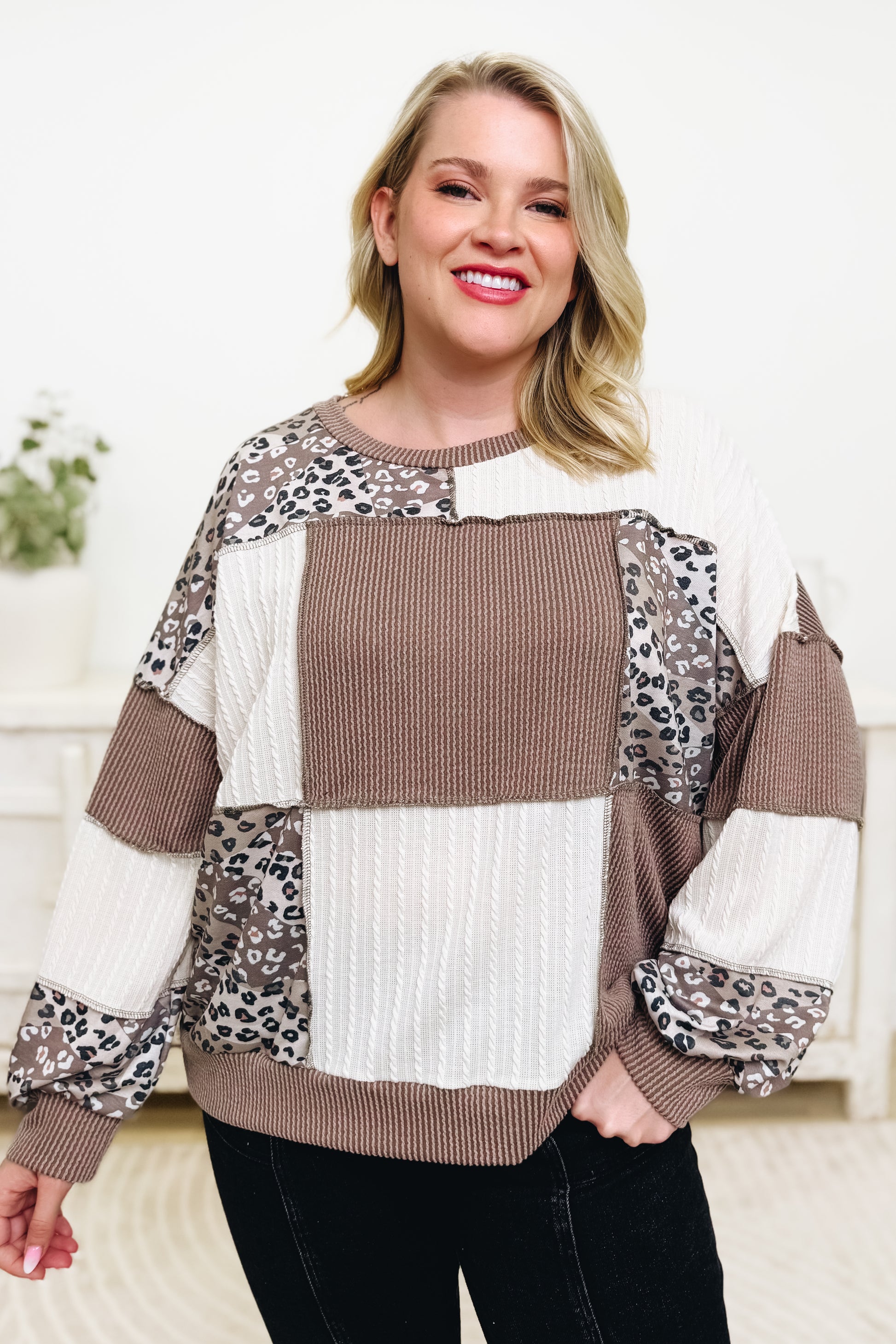 Wild About You Leopard Pullover - 2 Colors!