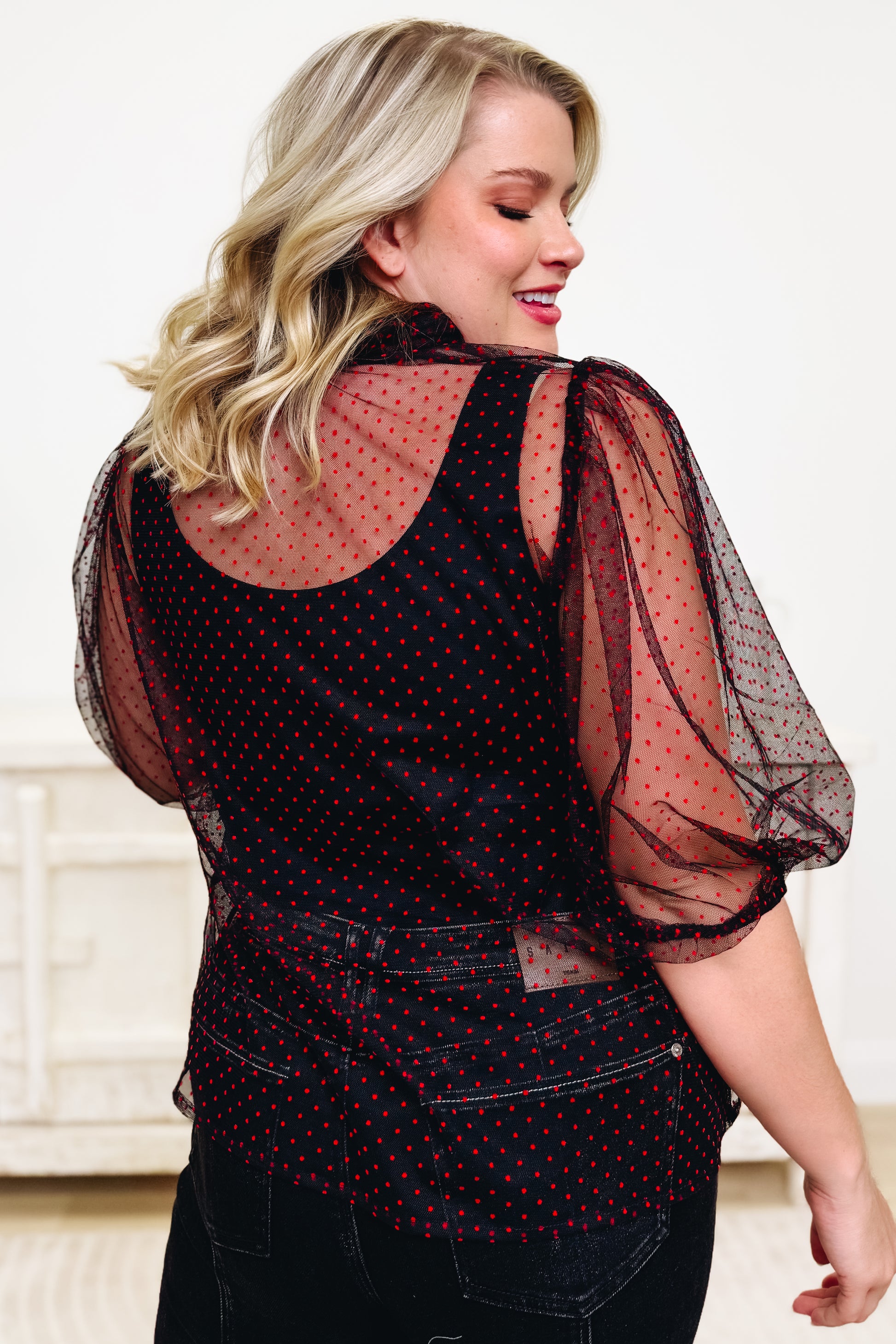 Dotty Parton Button Down Top - 2 Colors!