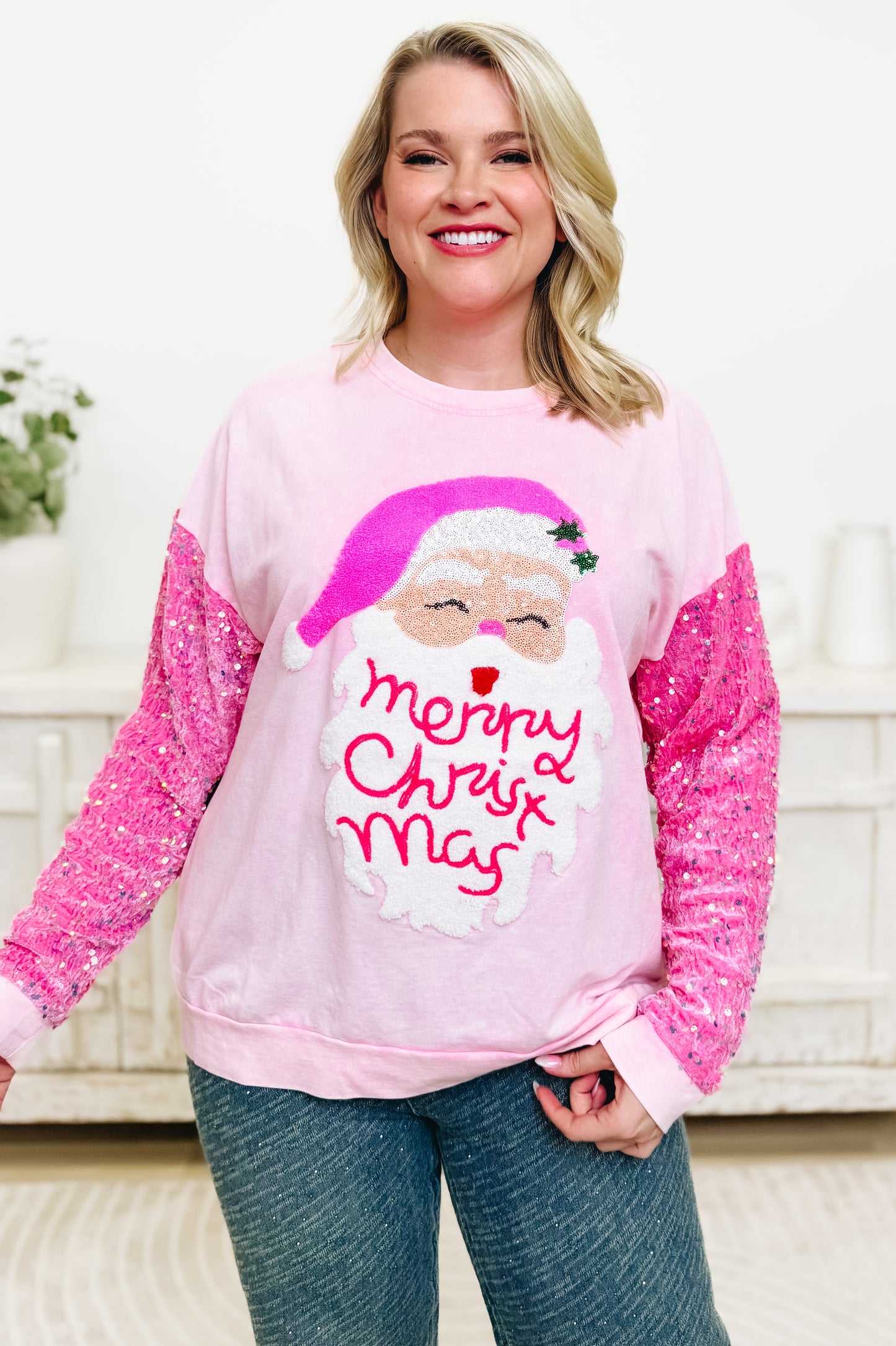 Merry Christmas Santa Pullover