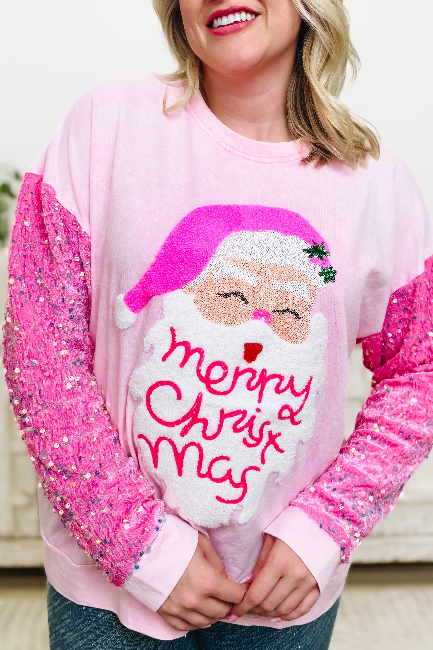 Merry Christmas Santa Pullover