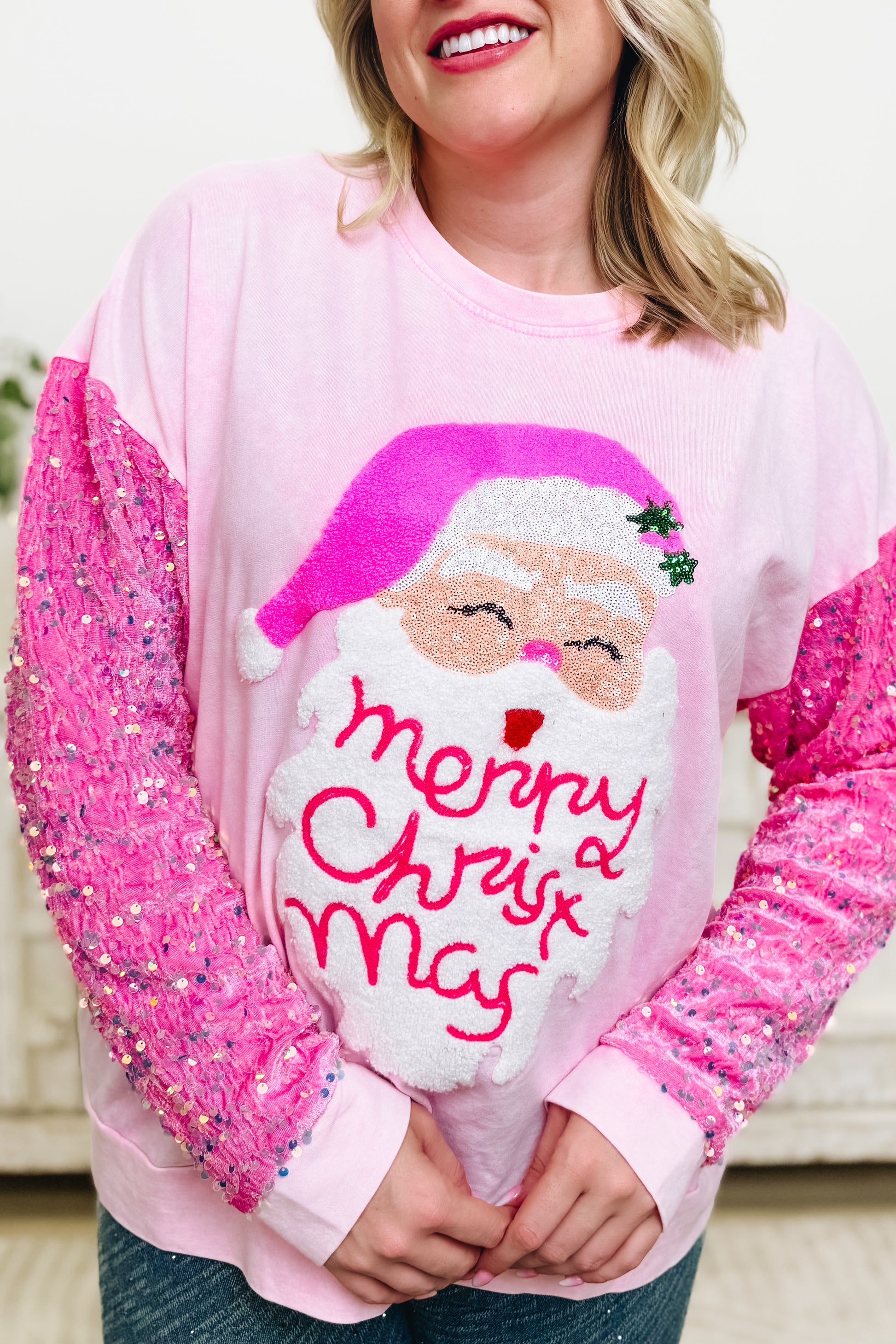 Merry Christmas Santa Pullover