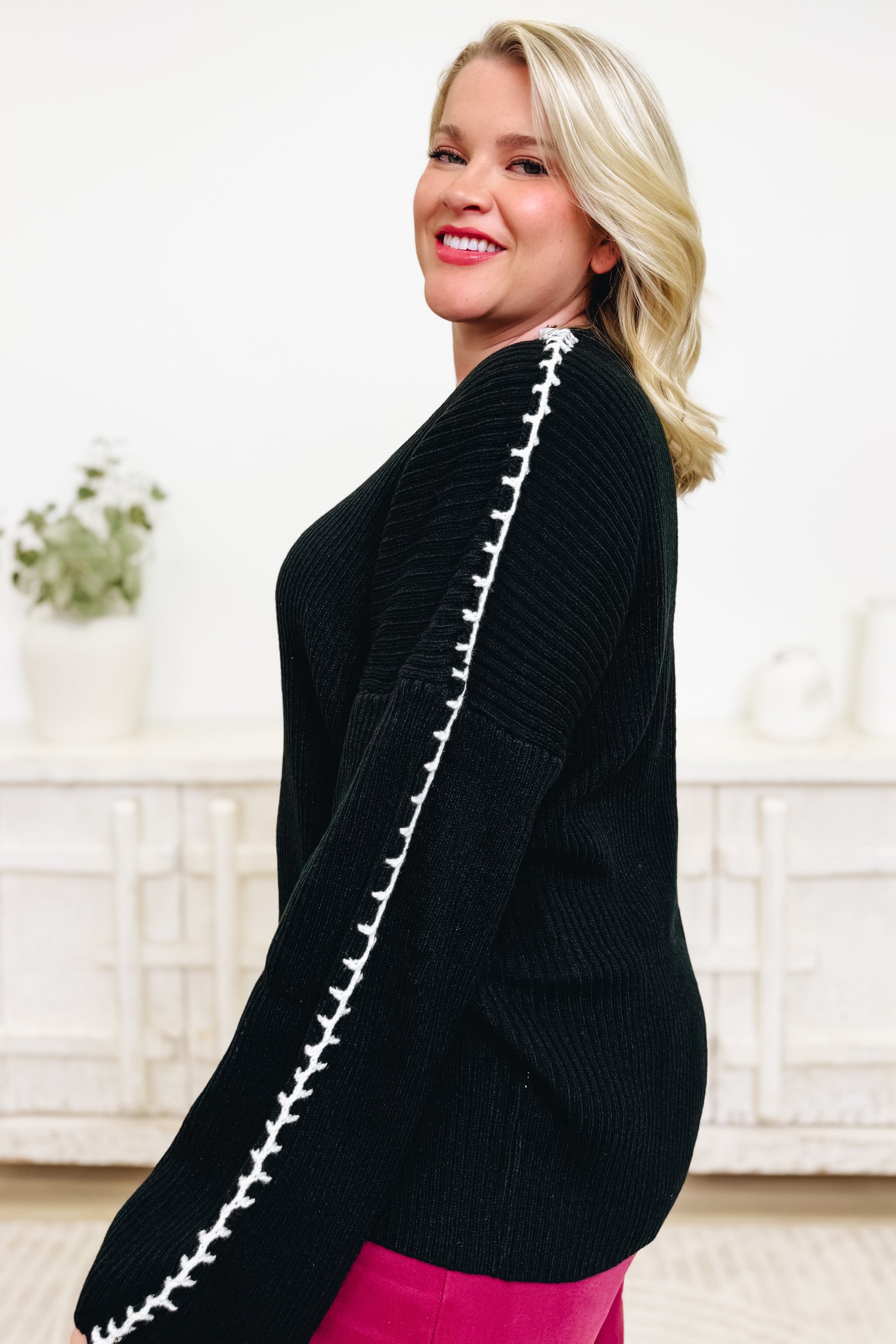 Stitch Perfect Sweater Top - 3 Colors!