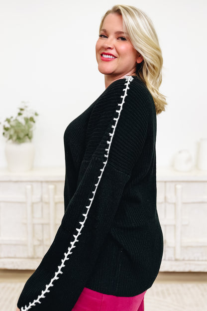 Stitch Perfect Sweater Top - 3 Colors!