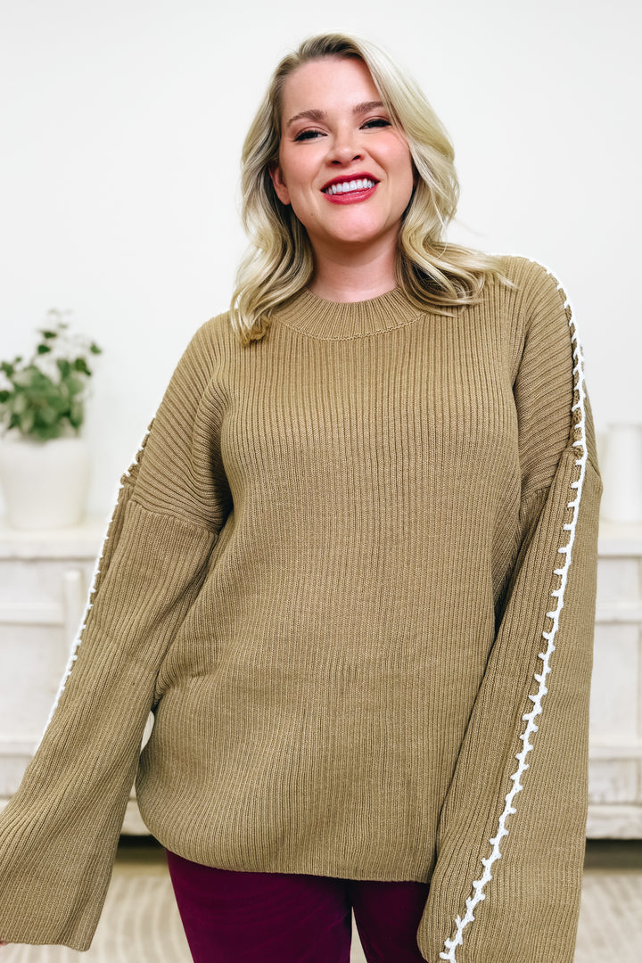 Stitch Perfect Sweater Top - 3 Colors!