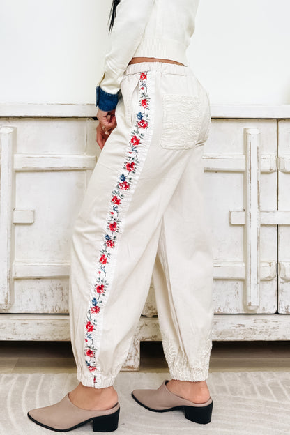 Get In The Groove Jogger Pants - Natural