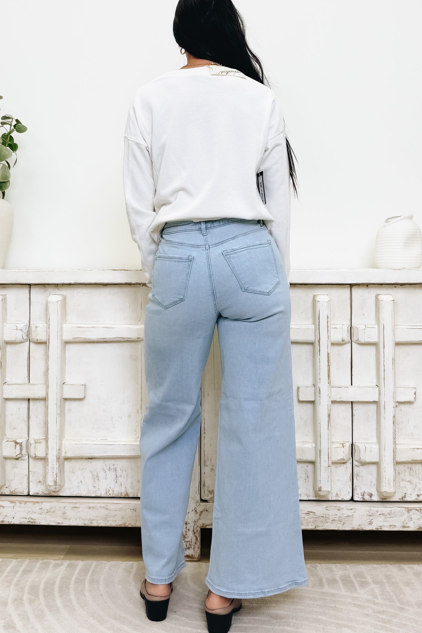 Defined & Divine By Cello - High Rise Wide Leg Jeans