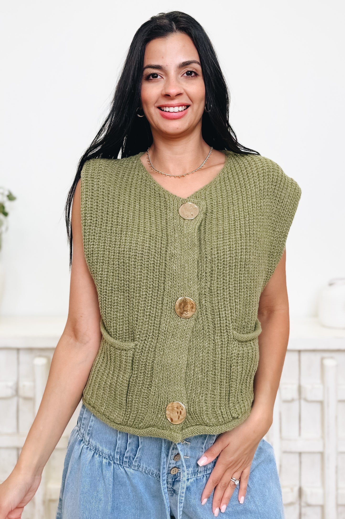 Threadlightly Sweater Vest - 4 Colors!