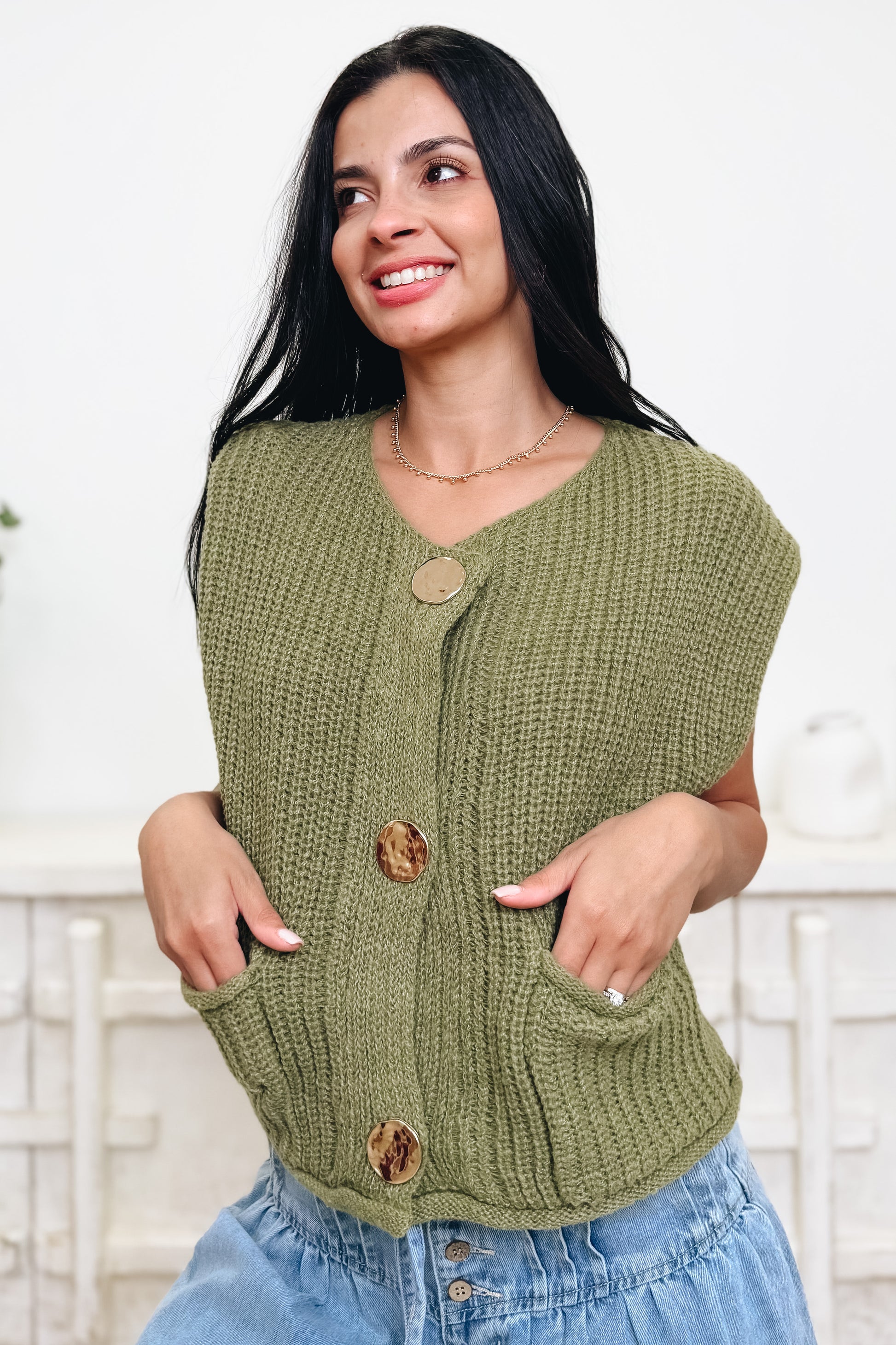 Threadlightly Sweater Vest - 4 Colors!