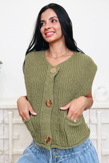 Threadlightly Sweater Vest - 4 Colors!