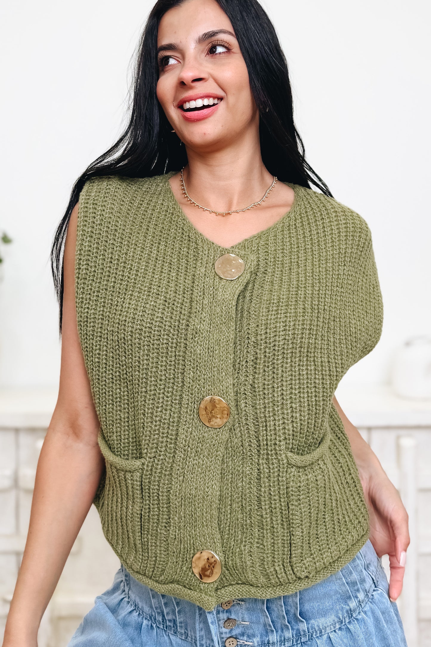 Threadlightly Sweater Vest - 4 Colors!