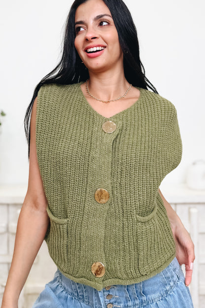 Threadlightly Sweater Vest - 4 Colors!