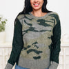 Seek & You Shall Find Camo Sweater
