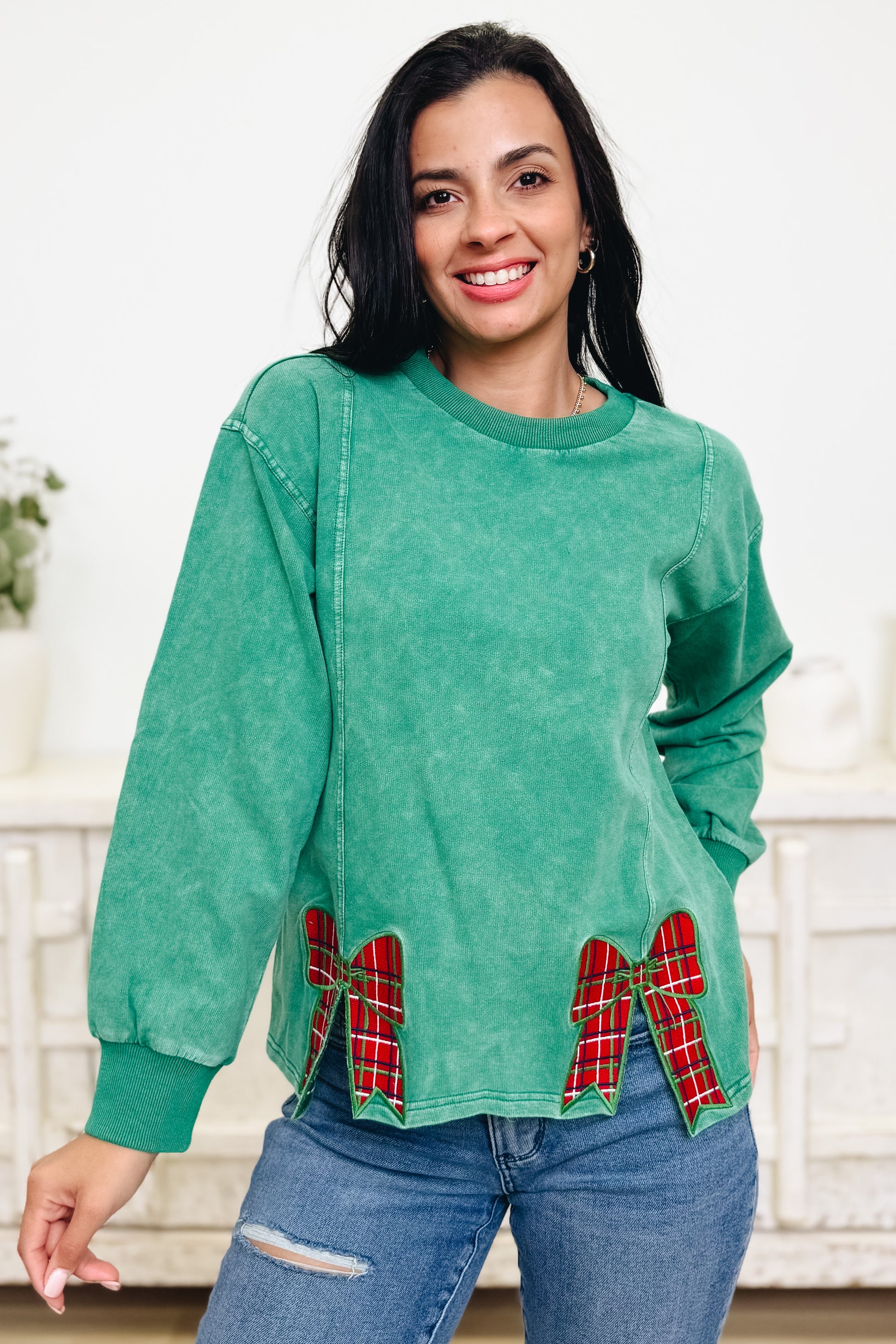 Tied Up In The Holidays Top