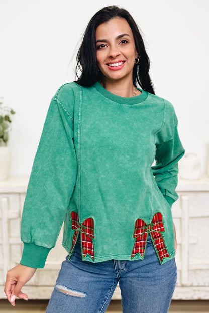 Tied Up In The Holidays Top