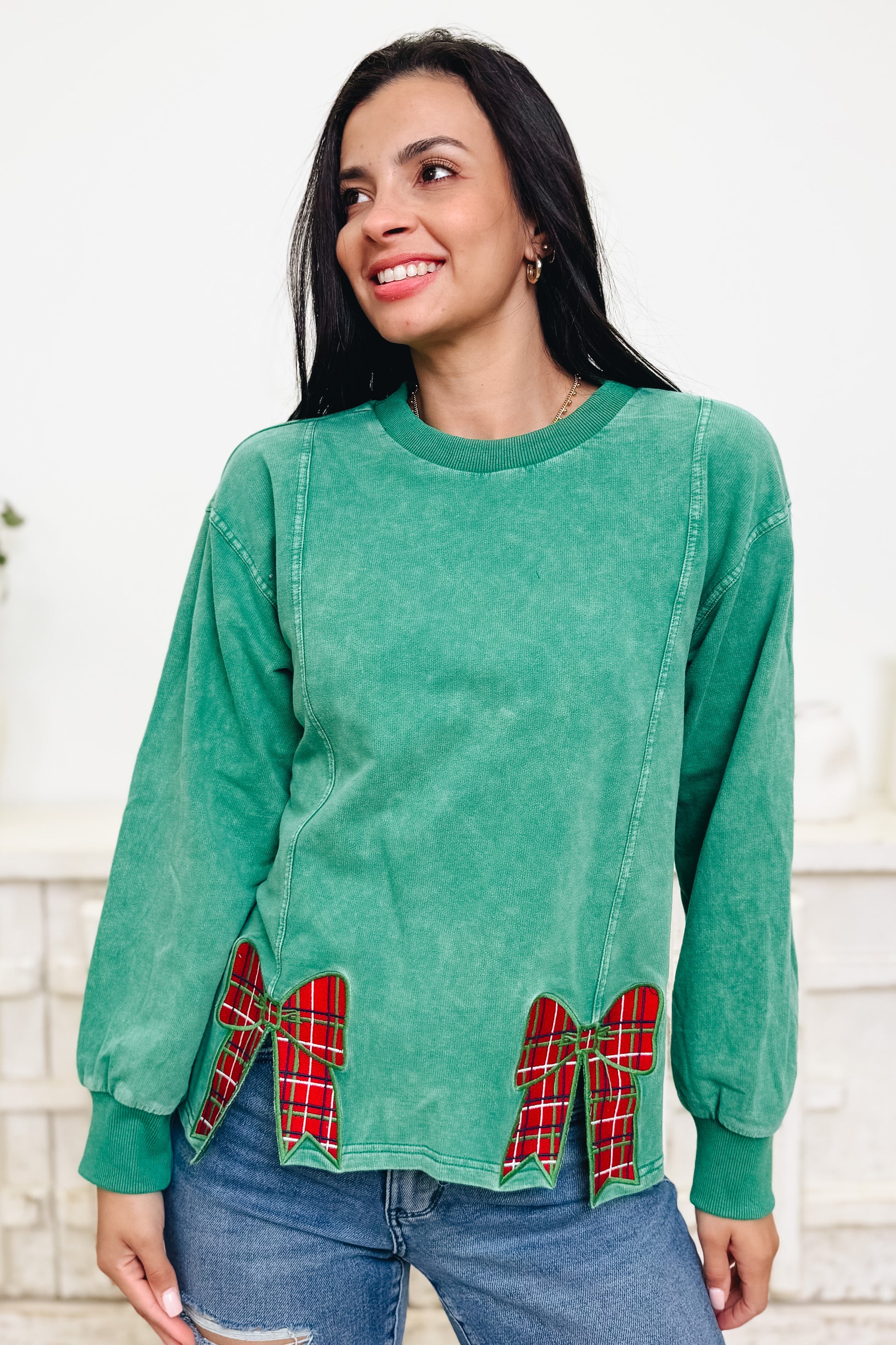 Tied Up In The Holidays Top