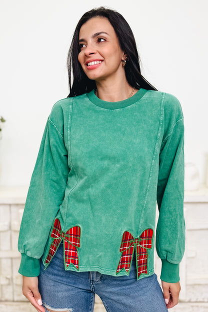 Tied Up In The Holidays Top