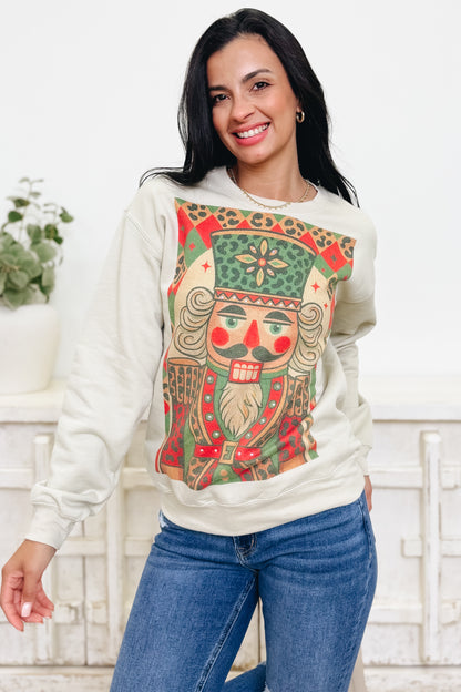 The Merry Vintage Nutcracker Graphic Sweatshirt