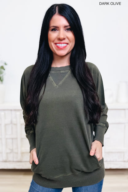 Cozy Cutie Pullover Top - 7 Colors!