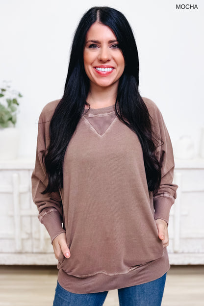 Cozy Cutie Pullover Top - 7 Colors!