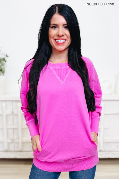 Cozy Cutie Pullover Top - 7 Colors!