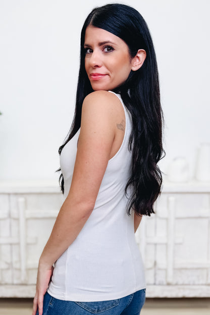 Smooth Talker Ribbed Tank Top - 4 Colors!