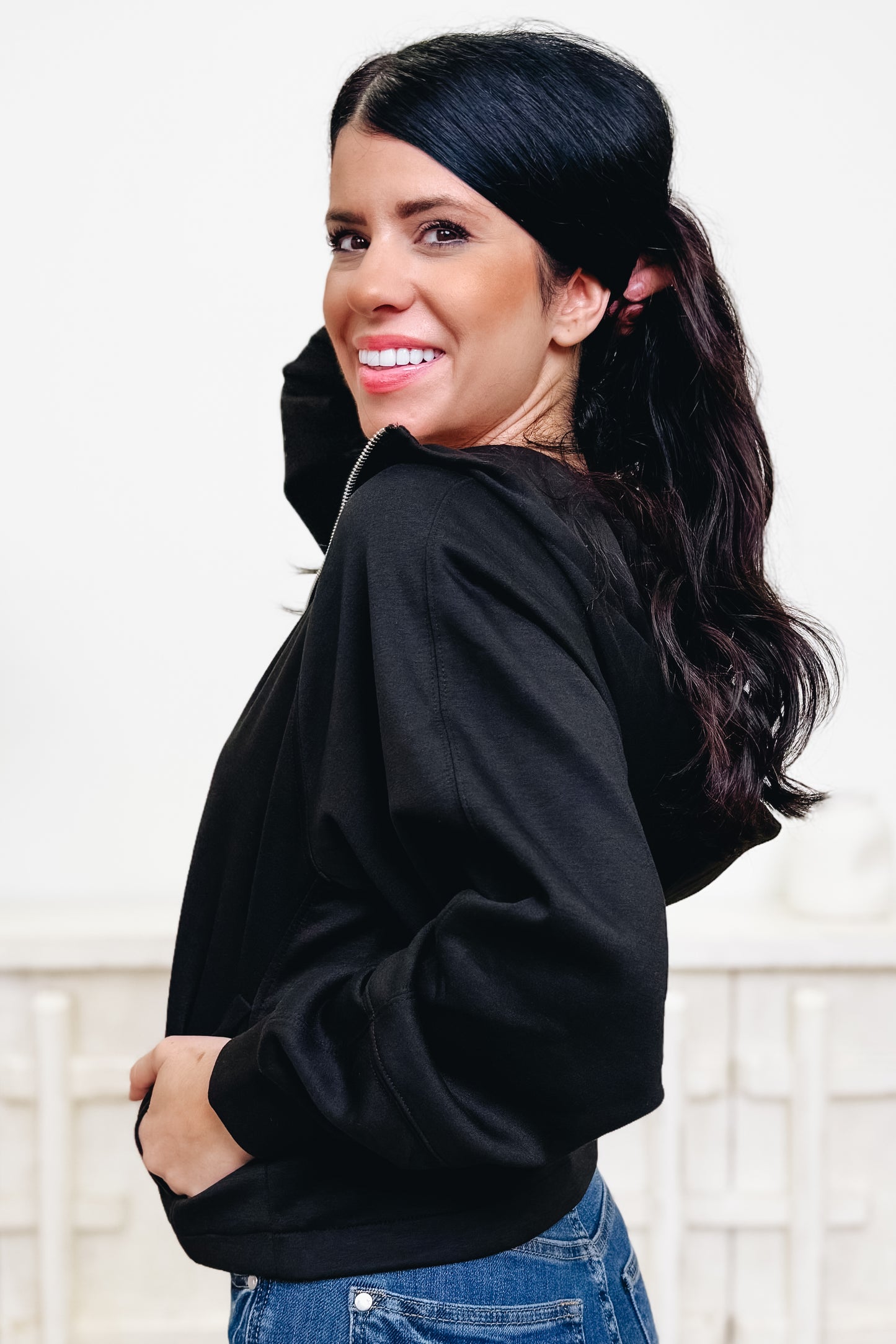 Zip & Slay Scuba Hooded Jacket - 4 Colors!