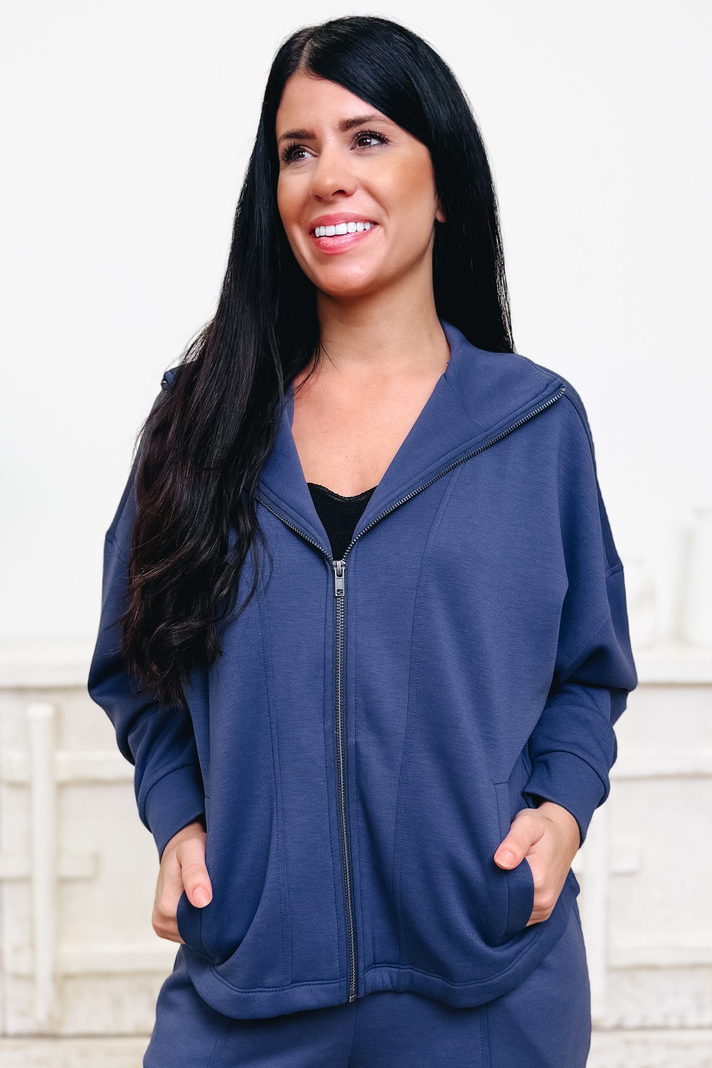 Clean Slate Scuba Zip Up Jacket - 5 Colors!