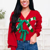 Candy Cane Christmas Cardigan