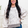 Barely There Camo Pullover Top