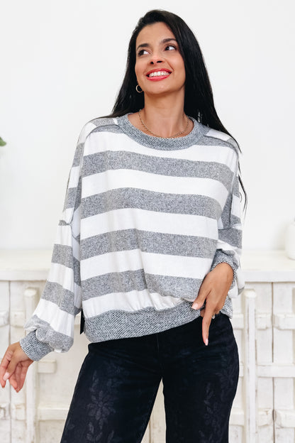 Blessed And Favored Stripe Top