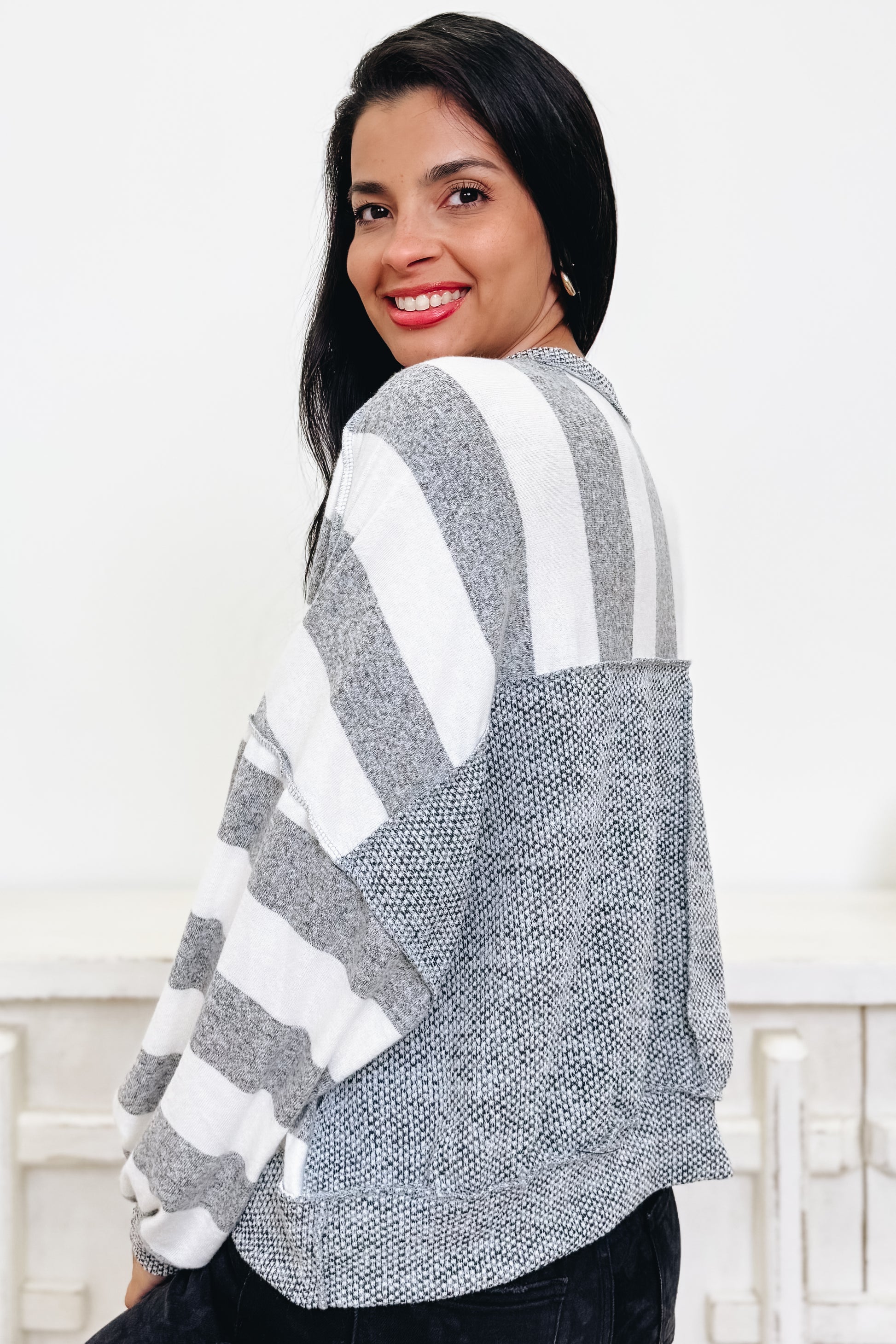 Blessed And Favored Stripe Top