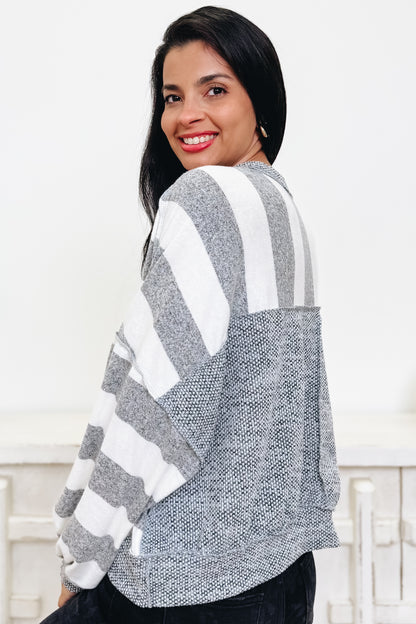 Blessed And Favored Stripe Top