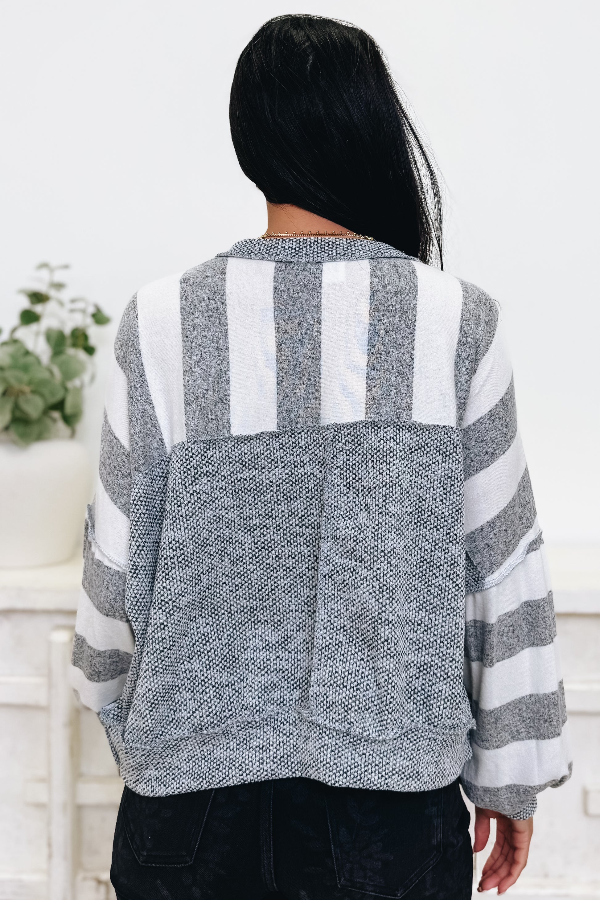 Blessed And Favored Stripe Top